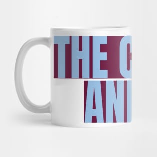 the claret and blue Mug